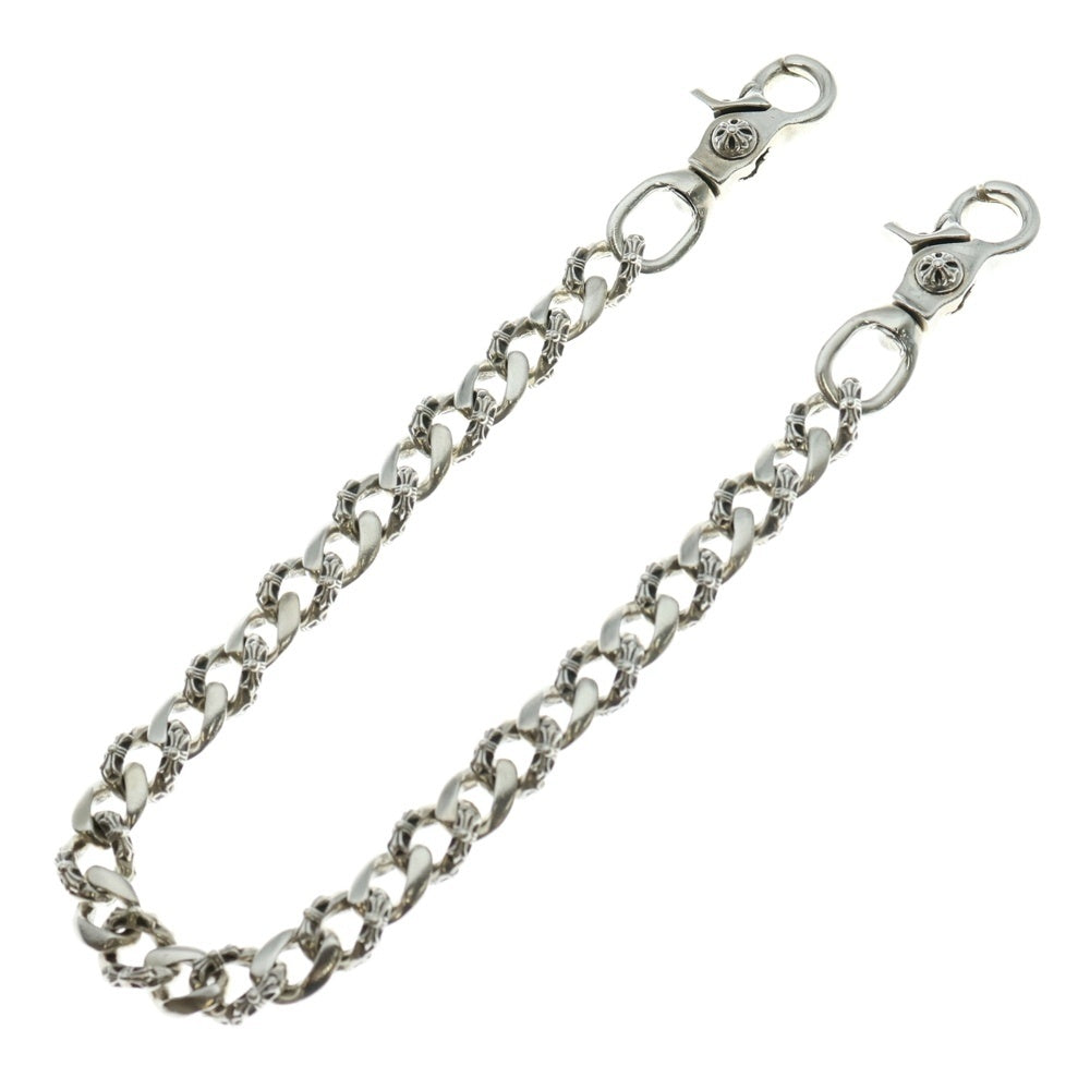 CHROME HEARTS(クロムハーツ) FANCY LONG-T/2クリップロングファンシー ウォレットチェーン シルバー BCA075