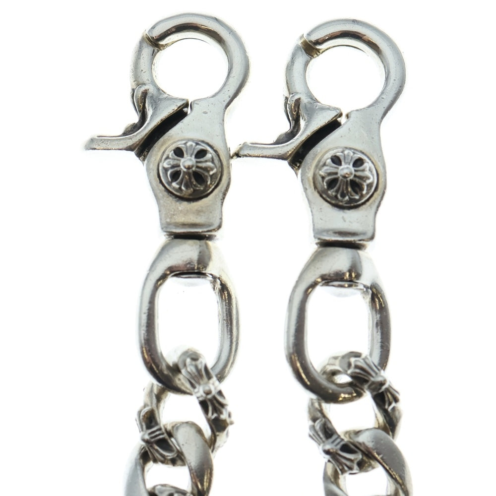 CHROME HEARTS(クロムハーツ) FANCY LONG-T/2クリップロングファンシー ウォレットチェーン シルバー BCA075