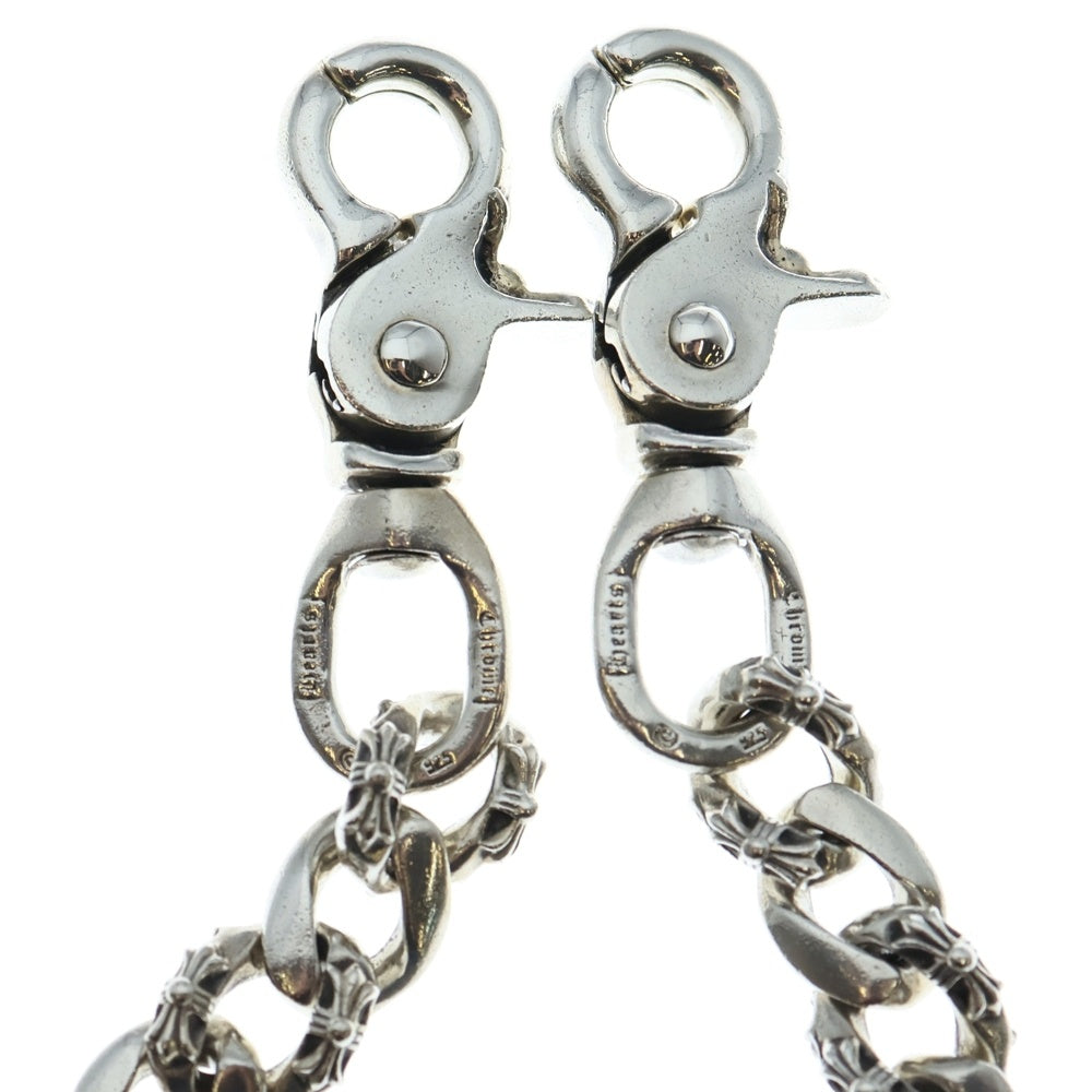CHROME HEARTS(クロムハーツ) FANCY LONG-T/2クリップロングファンシー ウォレットチェーン シルバー BCA075