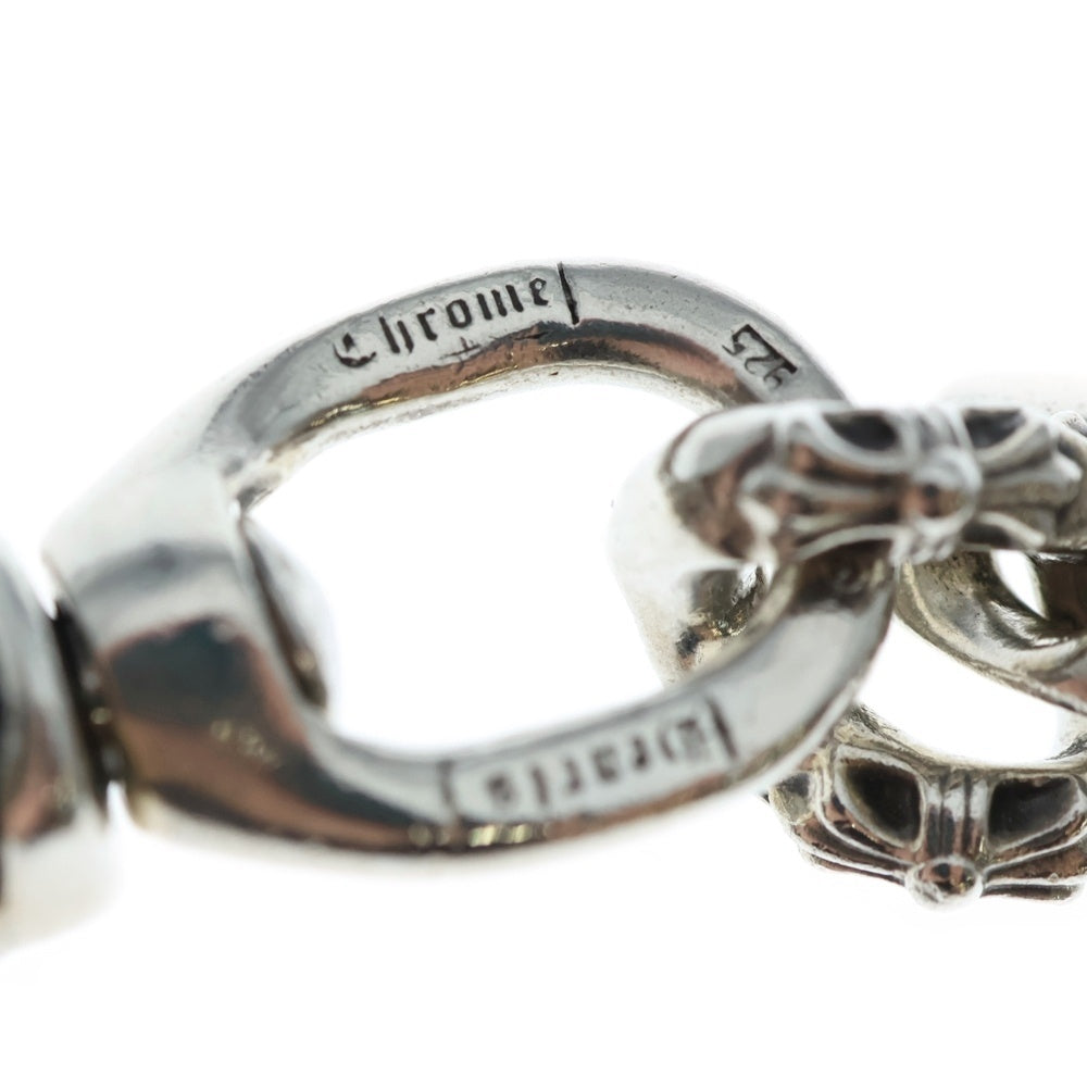 CHROME HEARTS(クロムハーツ) FANCY LONG-T/2クリップロングファンシー ウォレットチェーン シルバー BCA075