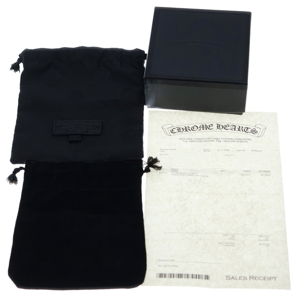 CHROME HEARTS(クロムハーツ) FANCY LONG-T/2クリップロングファンシー ウォレットチェーン シルバー BCA075