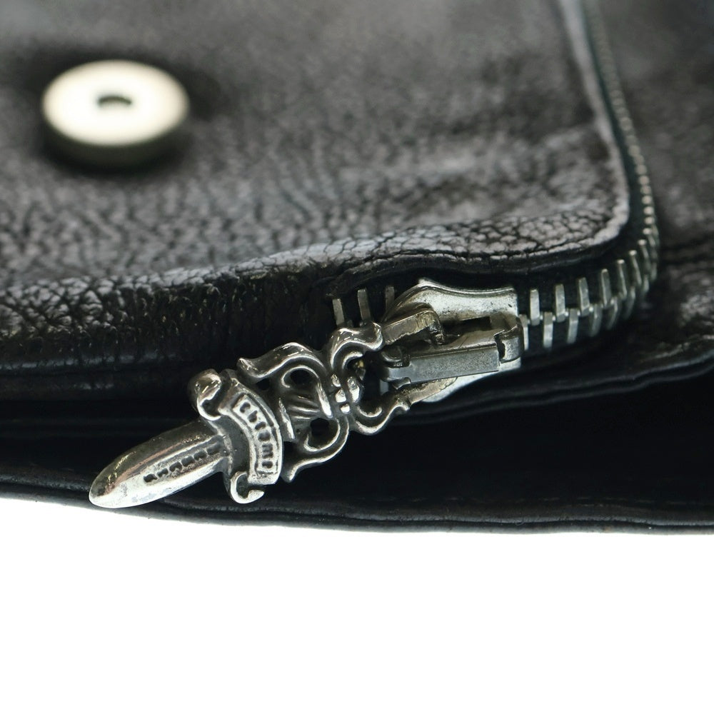 CHROME HEARTS(クロムハーツ) JOEY ジョーイ レザーウォレット 財布 ブラック BCA365