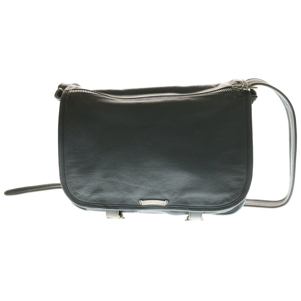 CHROME HEARTS(クロムハーツ) SOFT SHOULDER ソフト ショルダーバッグ メッセンジャーバッグ ブラック/シルバー