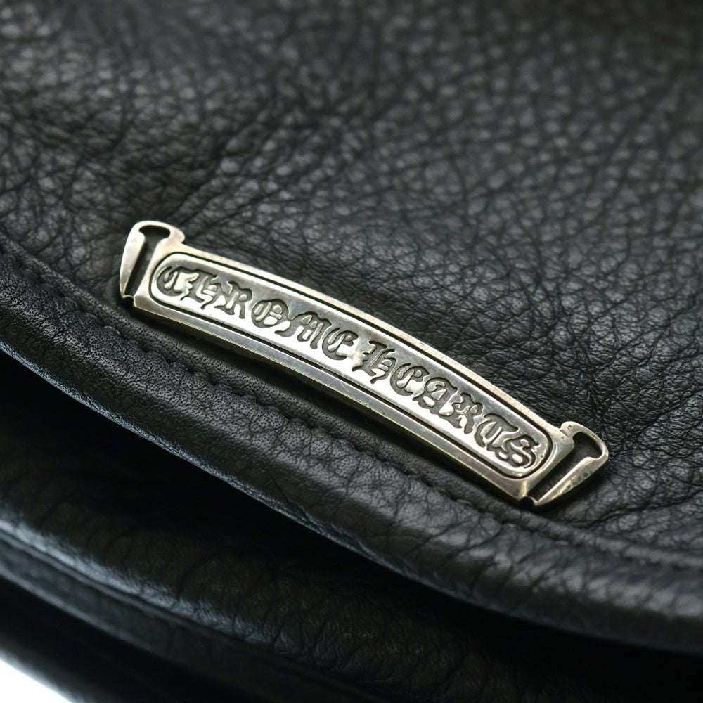 CHROME HEARTS(クロムハーツ) SOFT SHOULDER ソフト ショルダーバッグ メッセンジャーバッグ ブラック/シルバー