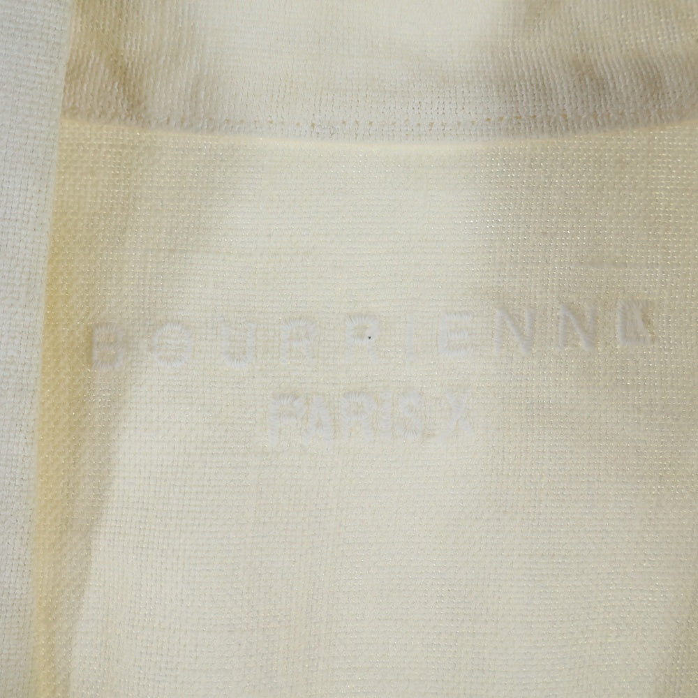 NO BRAND(ノーブランド) BOURRIENNE Paris X (ブリエンヌ パリ ディス) リネン プルオーバー 長袖シャツ アイボリー 11-207-10-020435