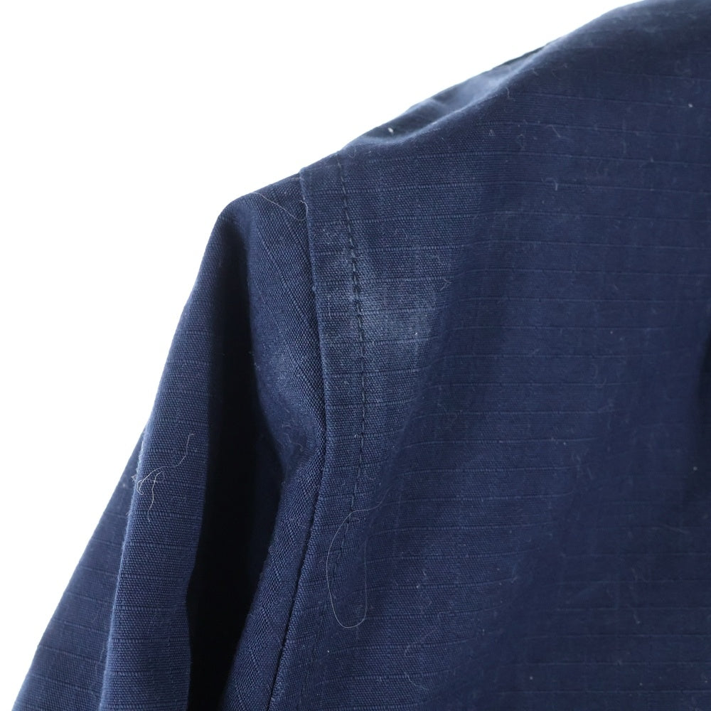 GUCCI(グッチ) 21AW ロゴワッペン コットン ジップアップ ハリントンジャケット ネイビー 654837