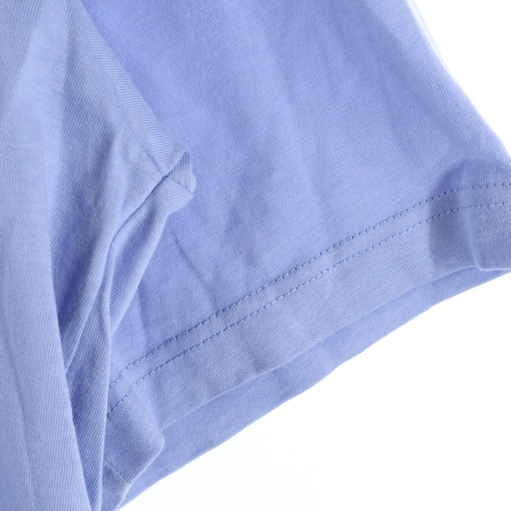 COMME des GARCONS HOMME(コムデギャルソンオム) 25SS Cotton Jersey Plain CDG SHIRT Black Logo at Front S S TEE ロゴプリント 半袖Tシャツ パープル FO-T023