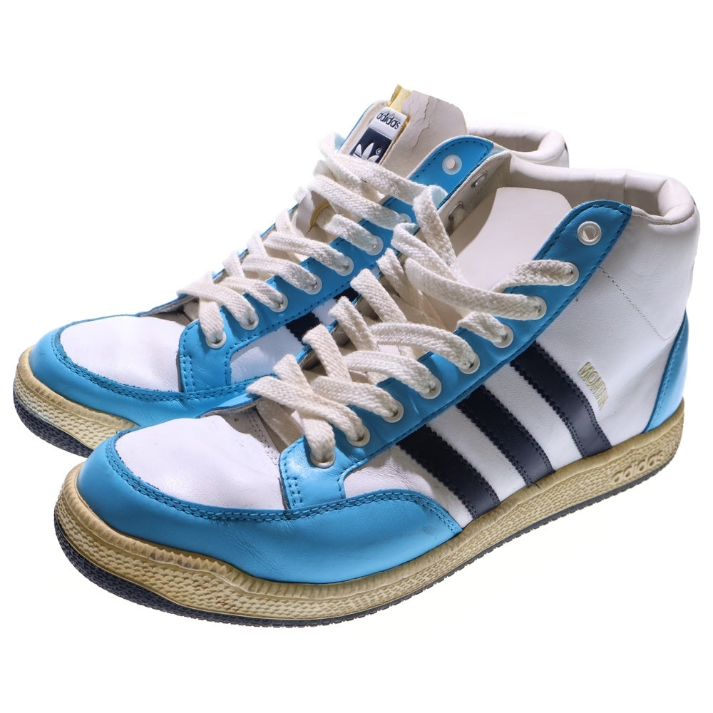 adidas(アディダス) MTN HI SF MONTANA モンタナ サイドライン ハイカットスニーカー ホワイト/ブルー US10.5/28.5cm 465807
