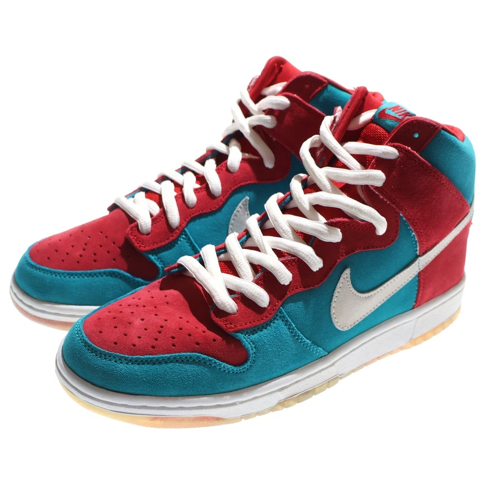 NIKE SB(ナイキエスビー) 【観賞用2009年製】DUNK HIGH PREMIUM BLOODY GUMS ダンク ブラッディ ガムズ ハイカットスニーカー レッド/ブルー US10/28cm 313171-611