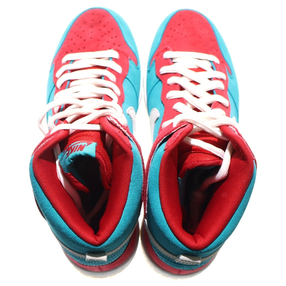 NIKE SB(ナイキエスビー) 【観賞用2009年製】DUNK HIGH PREMIUM BLOODY GUMS ダンク ブラッディ ガムズ ハイカットスニーカー レッド/ブルー US10/28cm 313171-611