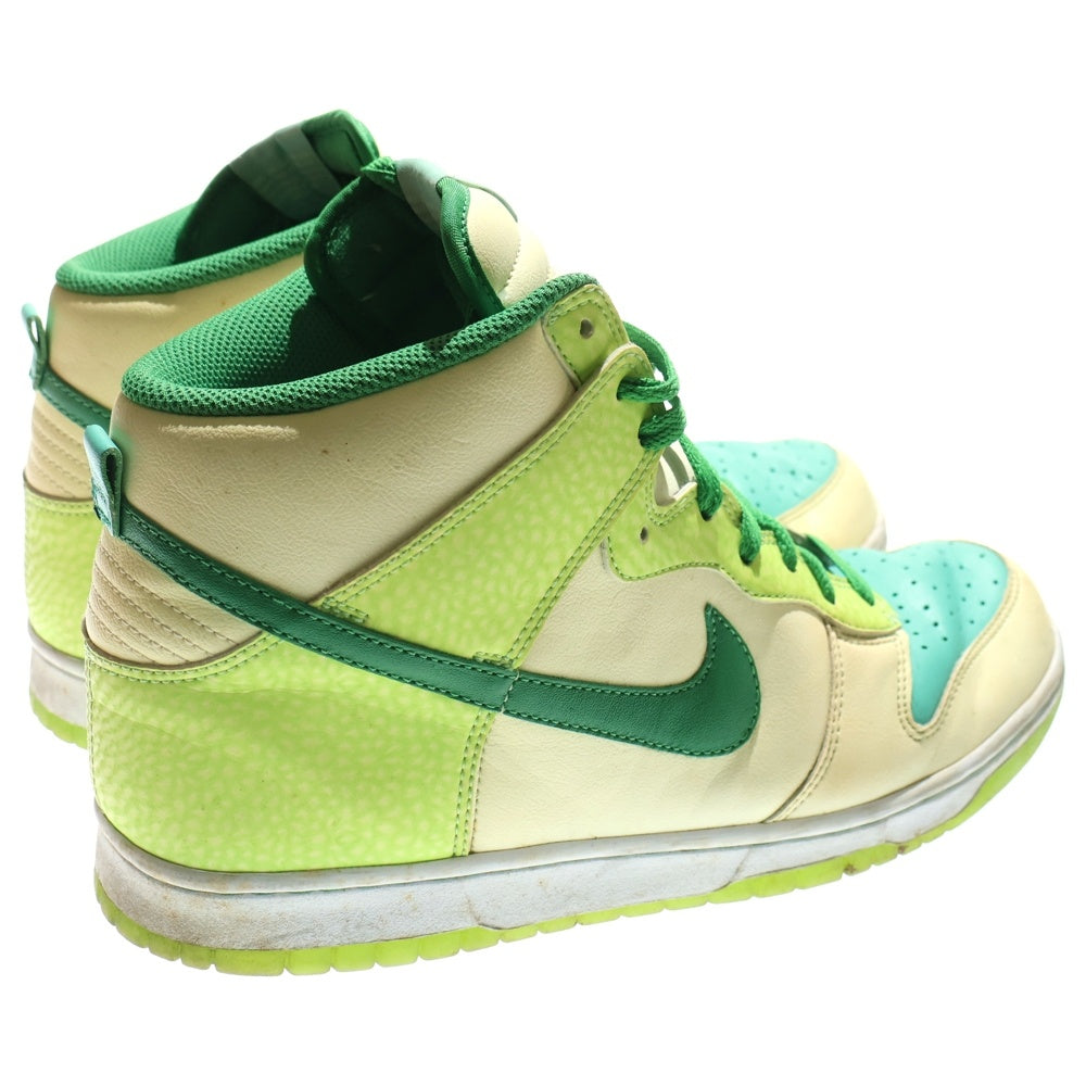 NIKE(ナイキ) 【観賞用2006年製】DUNK HIGH PREMIUM GLOW IN THE DARK 2 ダンク プレミアム グロウインザダーク2 ハイカットスニーカー グリーン US10/28cm 312786-131
