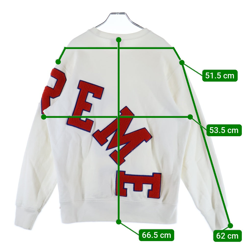 SUPREME(シュプリーム) 20AW Big Arc Crewneck ビッグアーチロゴ クルーネック スウェットパーカー ホワイト