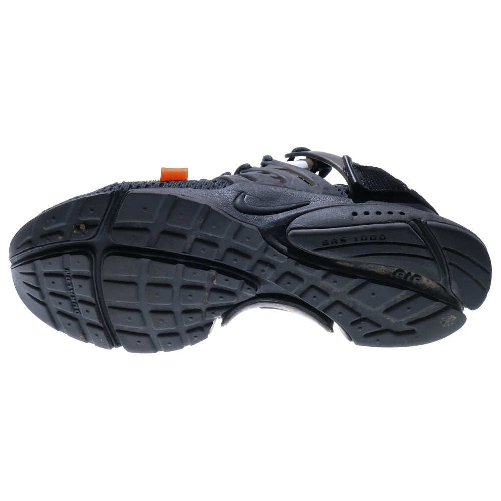 NIKE(ナイキ) ×OFF-WHITE AIR PRESTO オフホワイト エアプレスト ローカットスニーカー ブラック US9/27cm AA3830-002