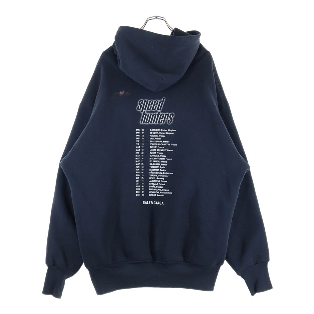 BALENCIAGA(バレンシアガ) 19AW Speed Hunters Hoodie スピードハンターズ プルオーバースウェットパーカー フーディー ブラック 541873 TCV37