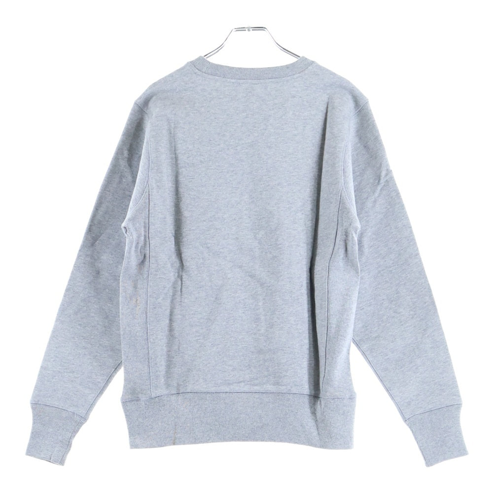 UNDEFEATED(アンディフィーテッド) フロント プリント クルーネック スウェットトレーナー 長袖 グレー B5018089