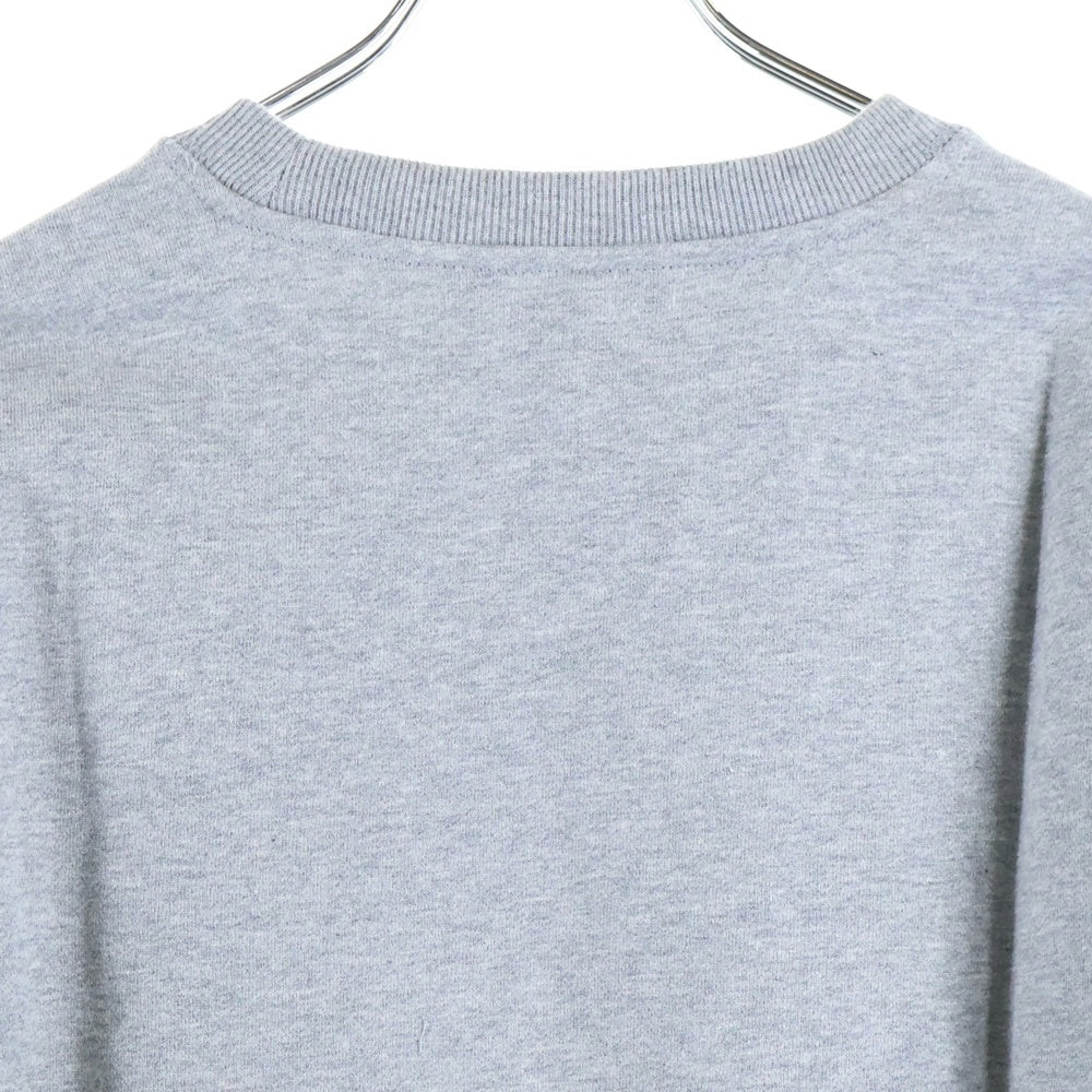 UNDEFEATED(アンディフィーテッド) フロント プリント クルーネック スウェットトレーナー 長袖 グレー B5018089