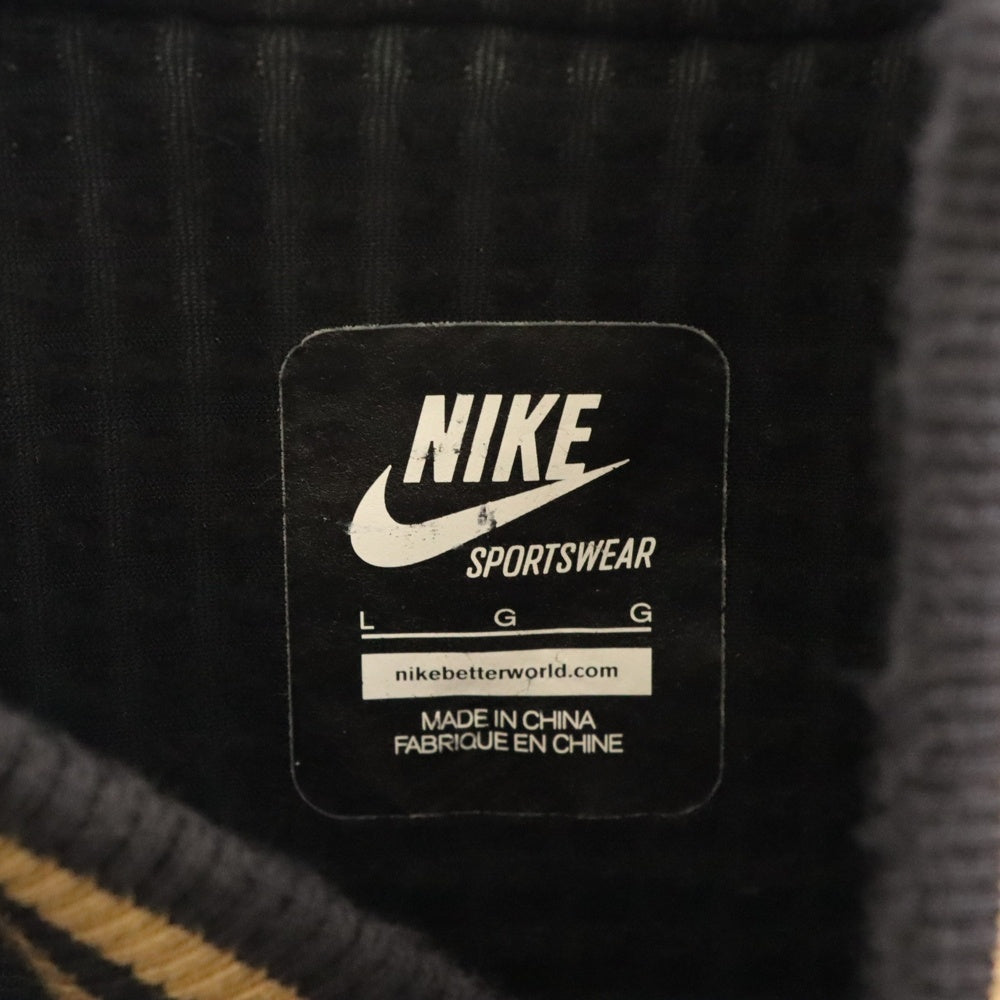 NIKE(ナイキ) NSW DESTROYER BOMBER VARSITY ZIP UP JACKET ニューサウスウェールズ デストロイヤー ボンバー ヴァーシティ ジップアップ ジャケット 411200-011