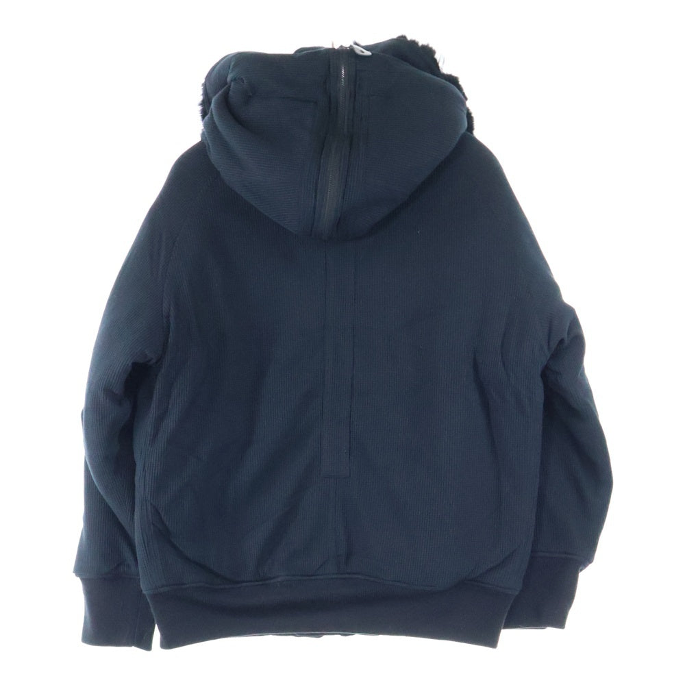 SCHOTT(ショット) ラピッドファー フルジップフード付き ジップアップ ジャケット ブラック M53154