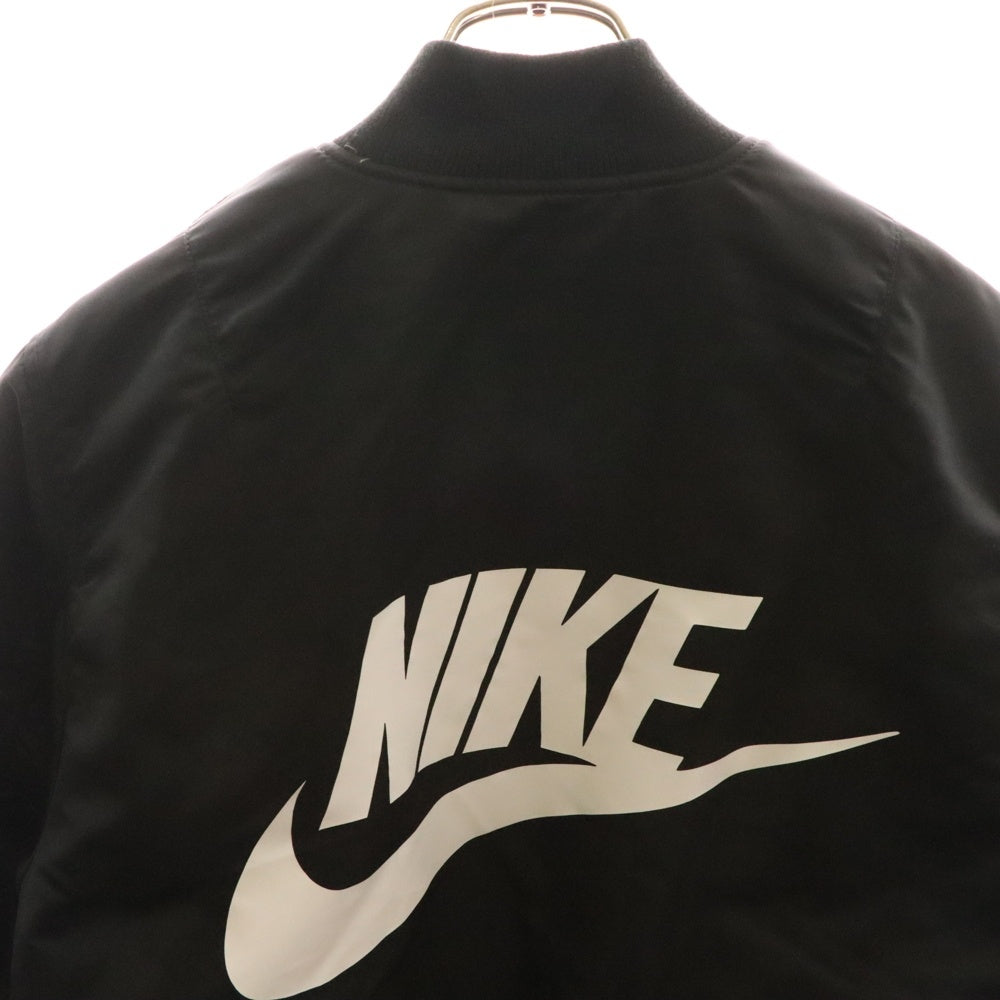 ALPHA INDUSTRIES(アルファ インダストリーズ) ×NIKE ナイキ MA-1 フライトジャケット ブラック PON000461