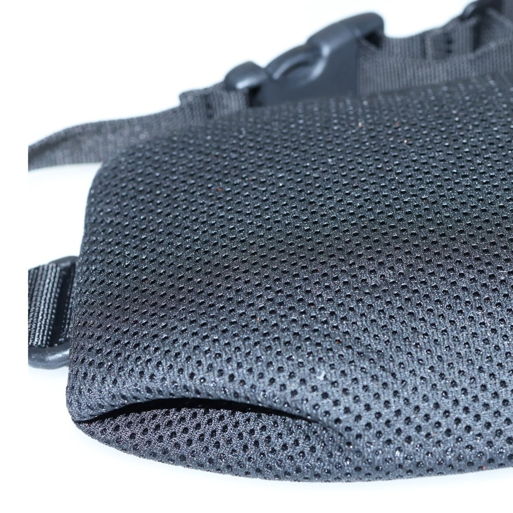 BAGJACK(バッグジャック) メッシュ ボディバッグ ウエストバッグ ショルダーバッグ ブラック