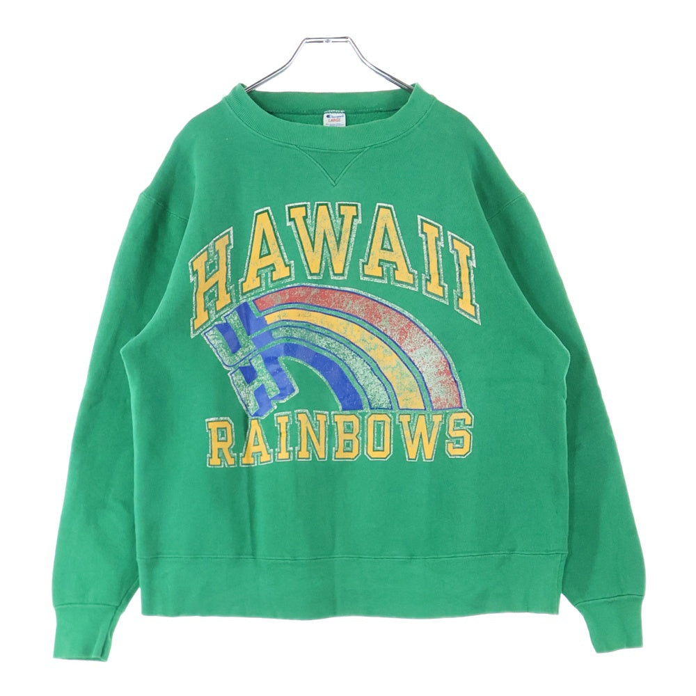 CHAMPION(チャンピオン) 80S VINTAGE REVERSEWEAVE IOWA SWEATSHI ヴィンテージ リバースウィーブ トリコタグ後期 スウェットトレーナー グリーン