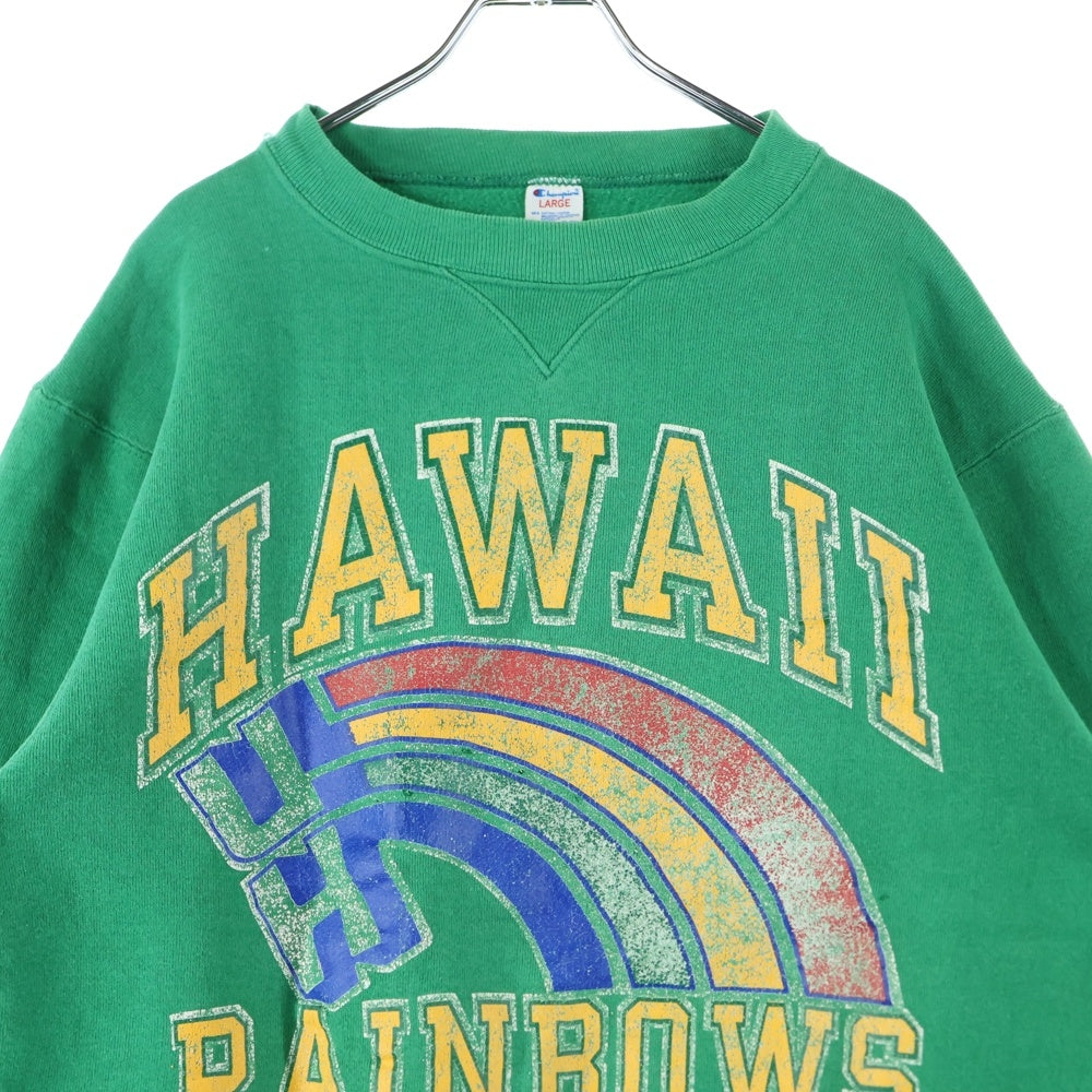 CHAMPION(チャンピオン) 80S VINTAGE REVERSEWEAVE IOWA SWEATSHI ヴィンテージ リバースウィーブ トリコタグ後期 スウェットトレーナー グリーン