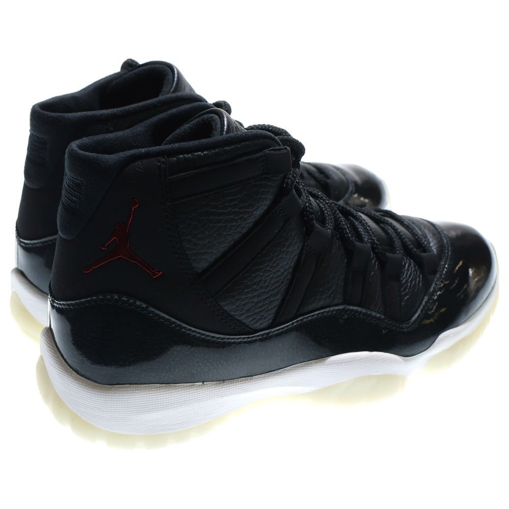NIKE(ナイキ) AIR JORDAN 11 RETRO 72-10 エアジョーダン11 レトロ ハイカットスニーカー ブラック US9/27cm 378037-002