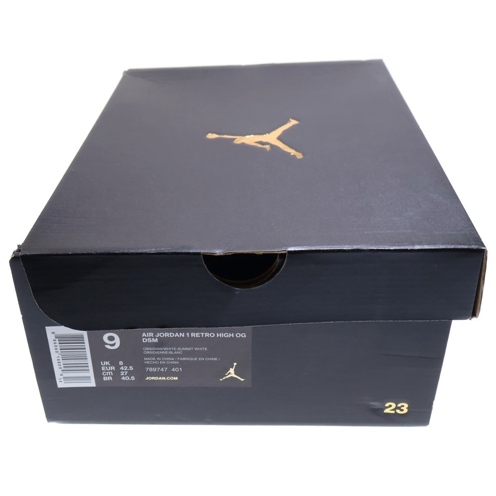 NIKE(ナイキ) 【観賞用2014年製】 AIR JORDAN 1 RETRO HIGH OG DSM エアジョーダン1 レトロ ハイ ドーバーストリートマーケット ハイカットスニーカー US9/27cm 789747-401