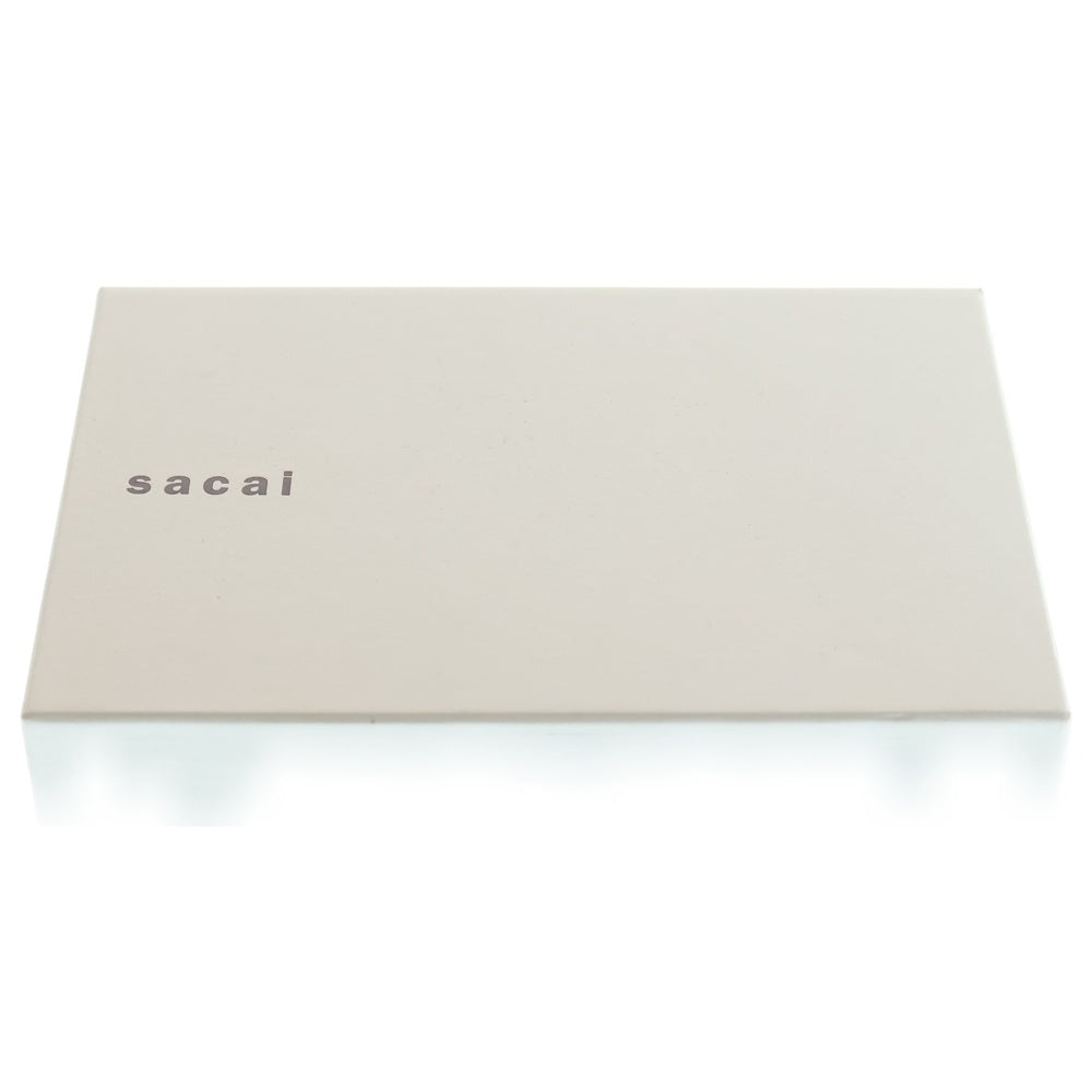 Sacai(サカイ) ×PORTER Trifold Wallet ポーター ストラップ付き ナイロン 三つ折り財布 ウォレット ブラック 2110600188