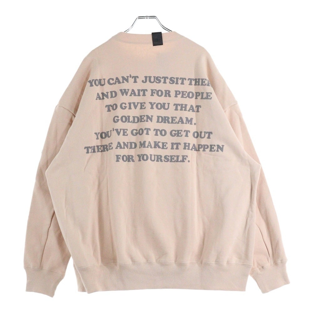 N.HOOLYWOOD(エヌハリウッド) 24AW COMPILE CREWNECK SWEATSHIRT コンパイル クルーネック スウェットシャツ トレーナー ピンク 2242-CS62-027