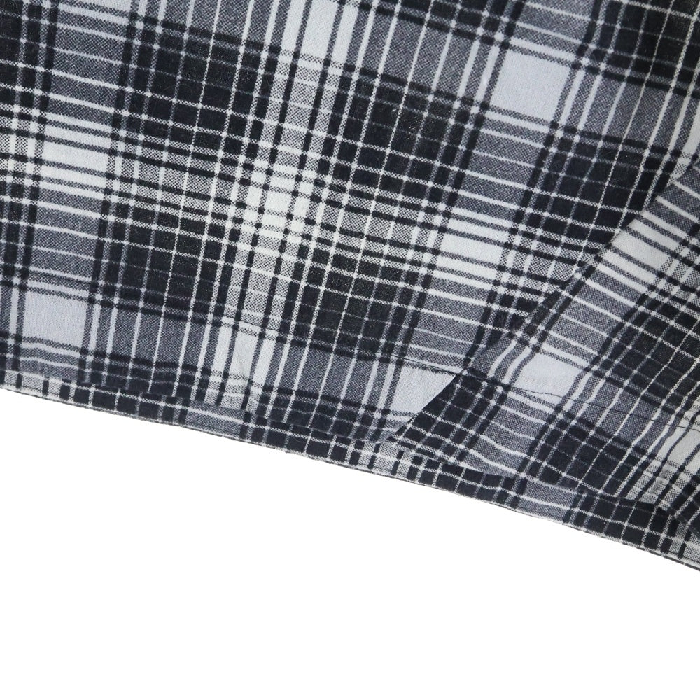 N.HOOLYWOOD(エヌハリウッド) 23SS チェック ワイド ショーツ ショート ハーフパンツ ブラック/ホワイト 2231-CP51-020