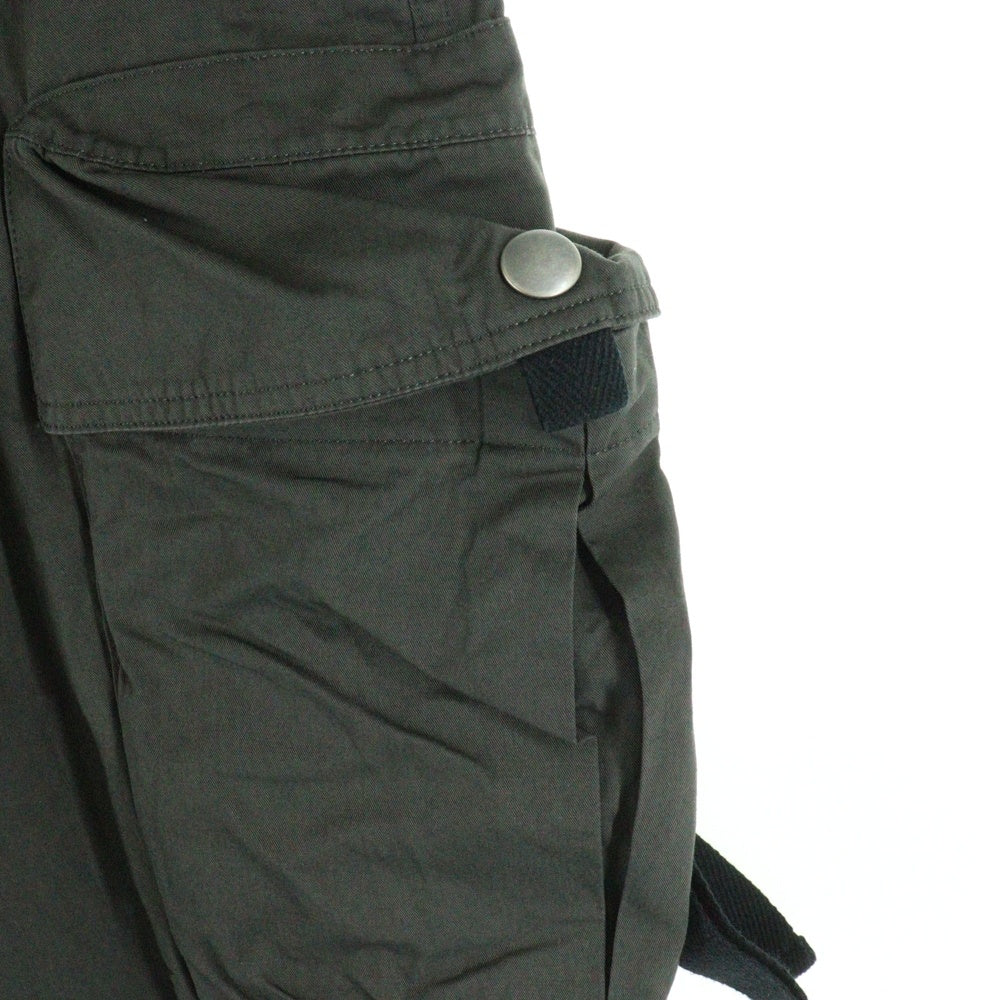 Ground Y(グラウンドワイ) 22SS 2WAY カーゴ ショーツ ショート ハーフパンツ カーキ GG-P16-004