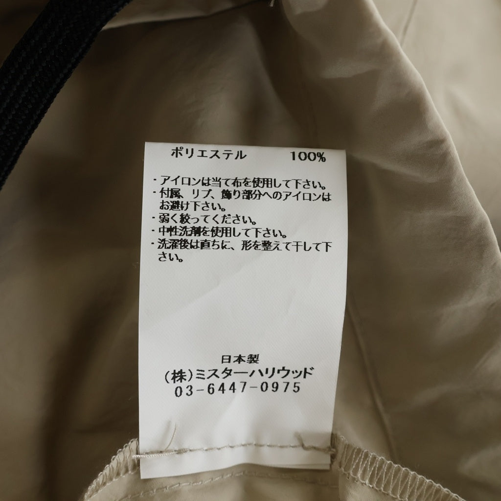 N.HOOLYWOOD(エヌハリウッド) 24SS COMPILE LINE STAND COLLAR BLOUSONコンパル ライン スタンドカラー ブルゾン ジップアップ ジャケット ベージュ 2241-BL05-010