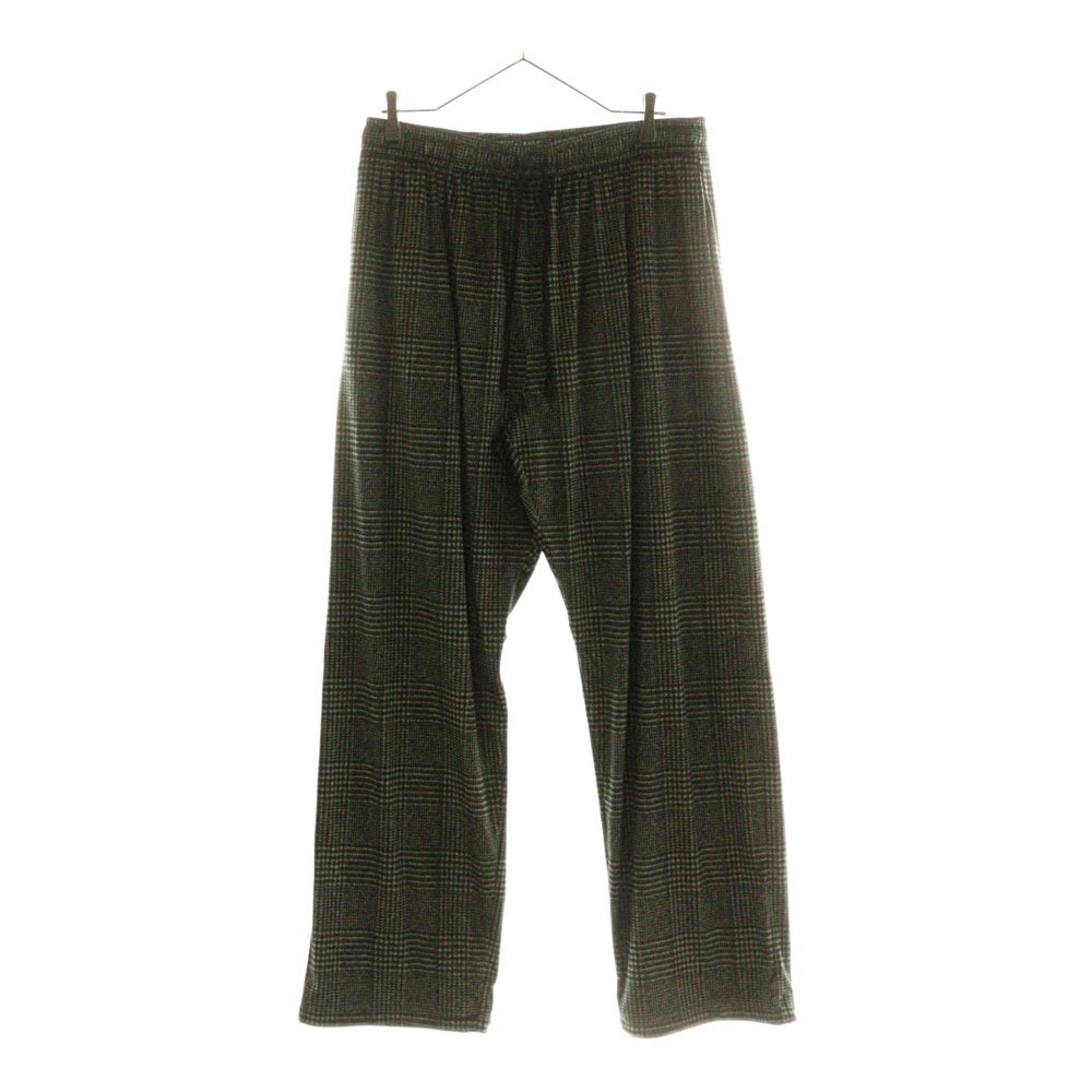 N.HOOLYWOOD(エヌハリウッド) 24AW チェック トラウザーズ ロングパンツ ブラック2242-CP26-014