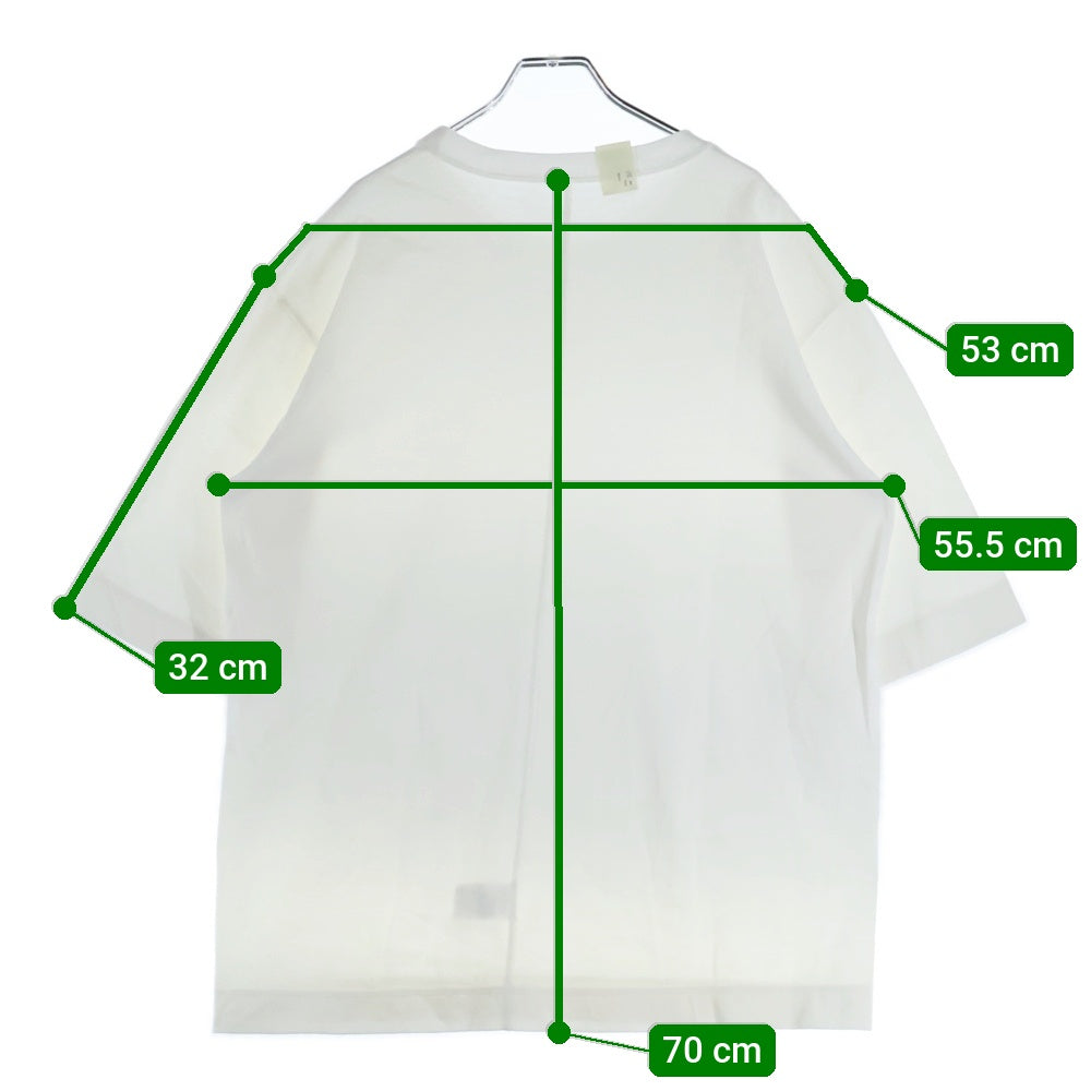 N.HOOLYWOOD(エヌハリウッド) 24SS クルーネック 七分袖 Tシャツカットソー ホワイト BD1919