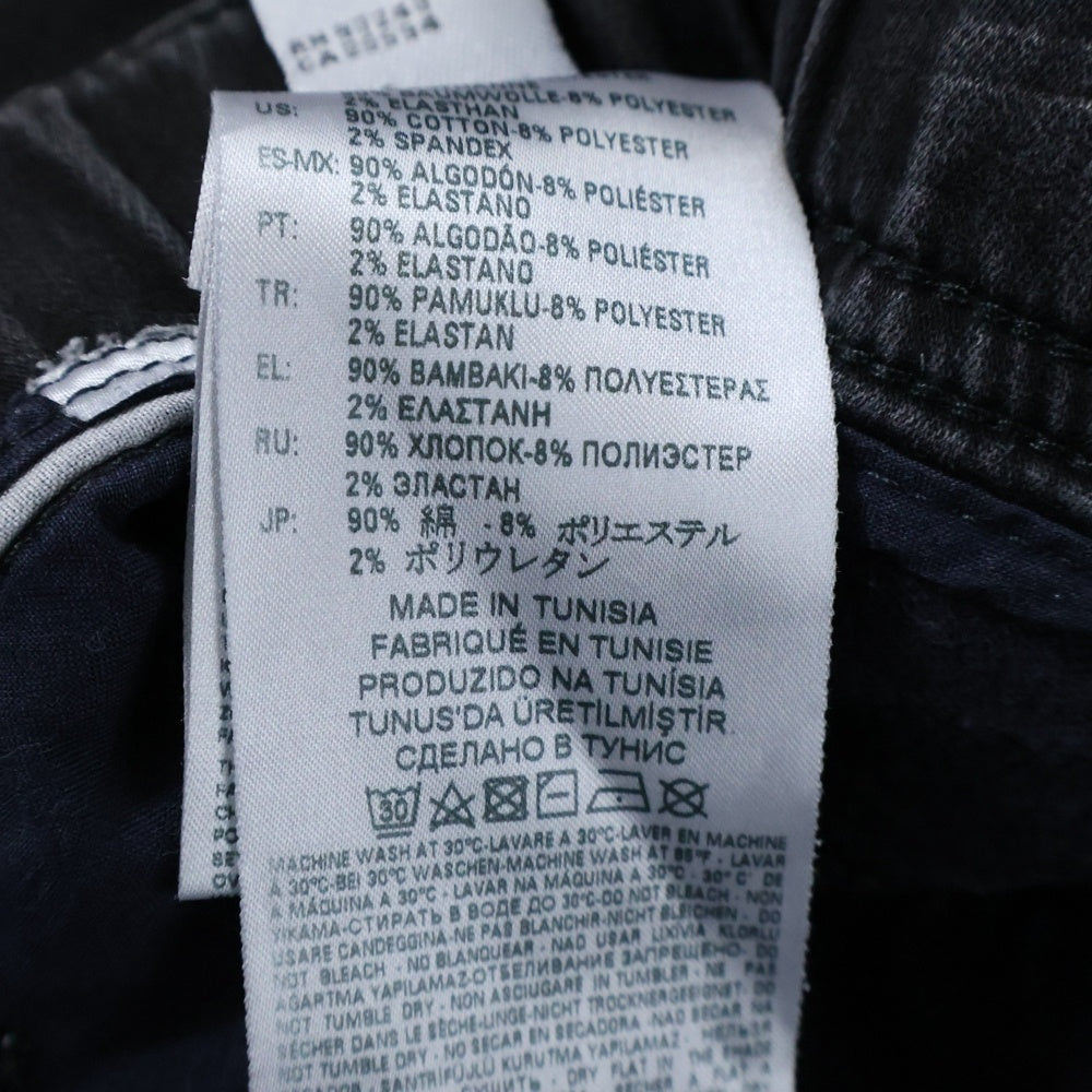 DIESEL(ディーゼル) D-KROOSHORT-NE ジョグ ジーンズ デニム ショーツ ショートハーフ パンツ ブラック D-KROOSHORT-NE