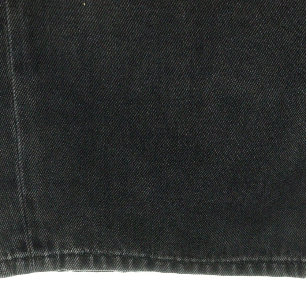 DIESEL(ディーゼル) 2001 D-MACROマクロ ワイド デニムパンツ ブラック A12821