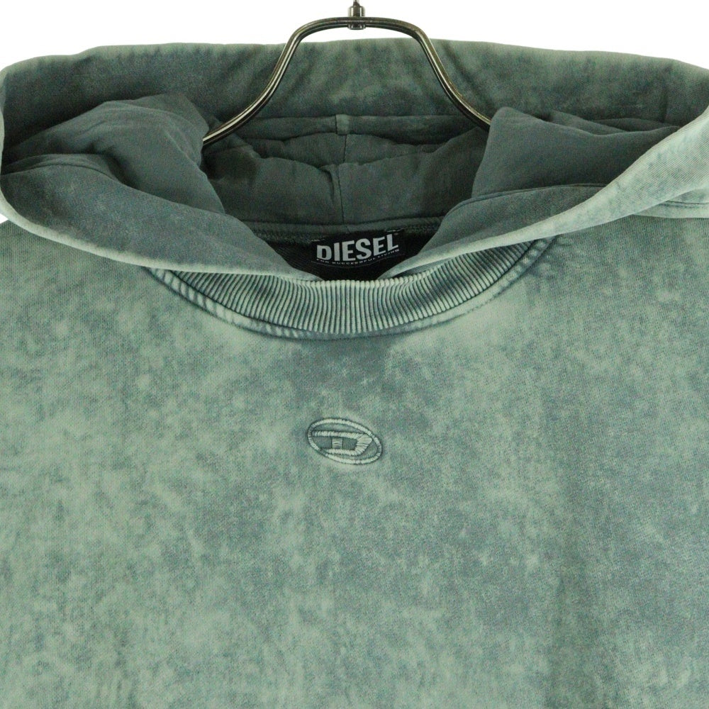 DIESEL(ディーゼル) 22AW S-NEKKOVER-POK ネック プルオーバー スウェット パーカー グリーン A03881