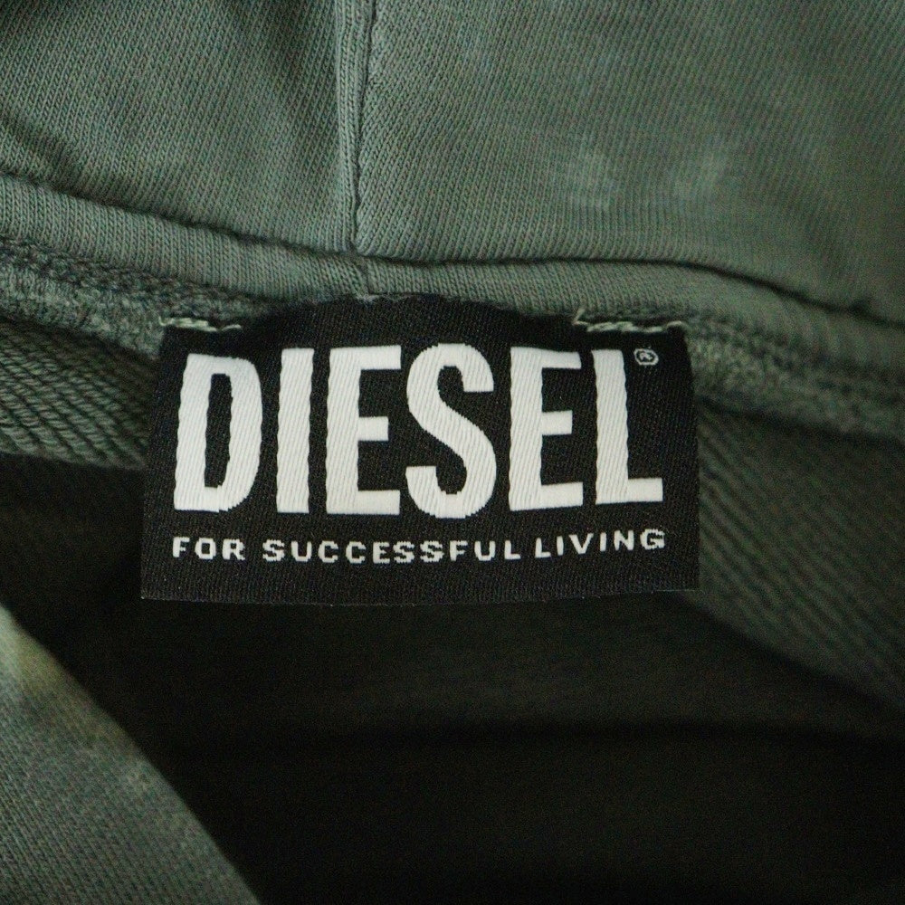 DIESEL(ディーゼル) 22AW S-NEKKOVER-POK ネック プルオーバー スウェット パーカー グリーン A03881