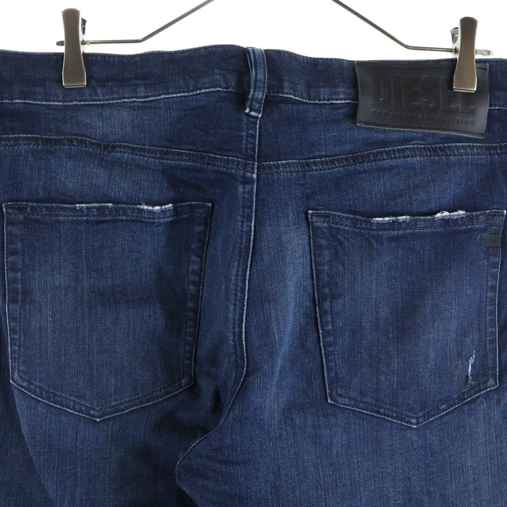 DIESEL(ディーゼル) D-STRUKT JOGG SLIM ダメージ加工 スキニーデニムパンツ インディゴ