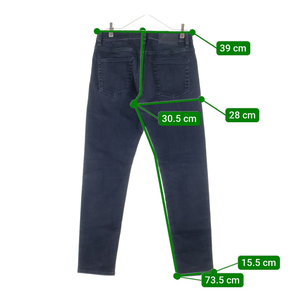 DIESEL(ディーゼル) D-STRUKT テーパード スキニーデニムパンツ ブラック