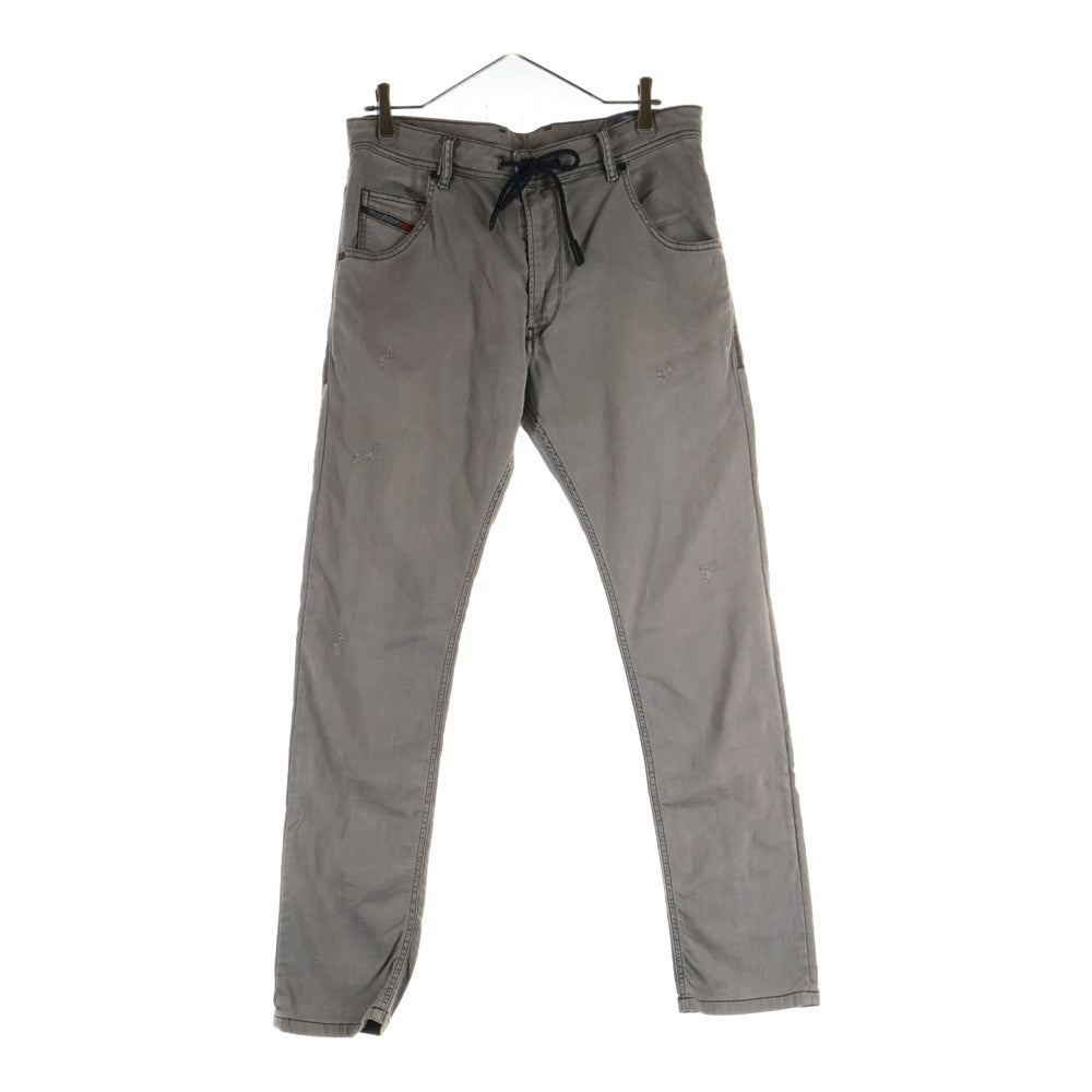 DIESEL(ディーゼル) KROOLEY CB-NE ドローストリング ジョグジーンズ スキニーデニムパンツ ブラウン