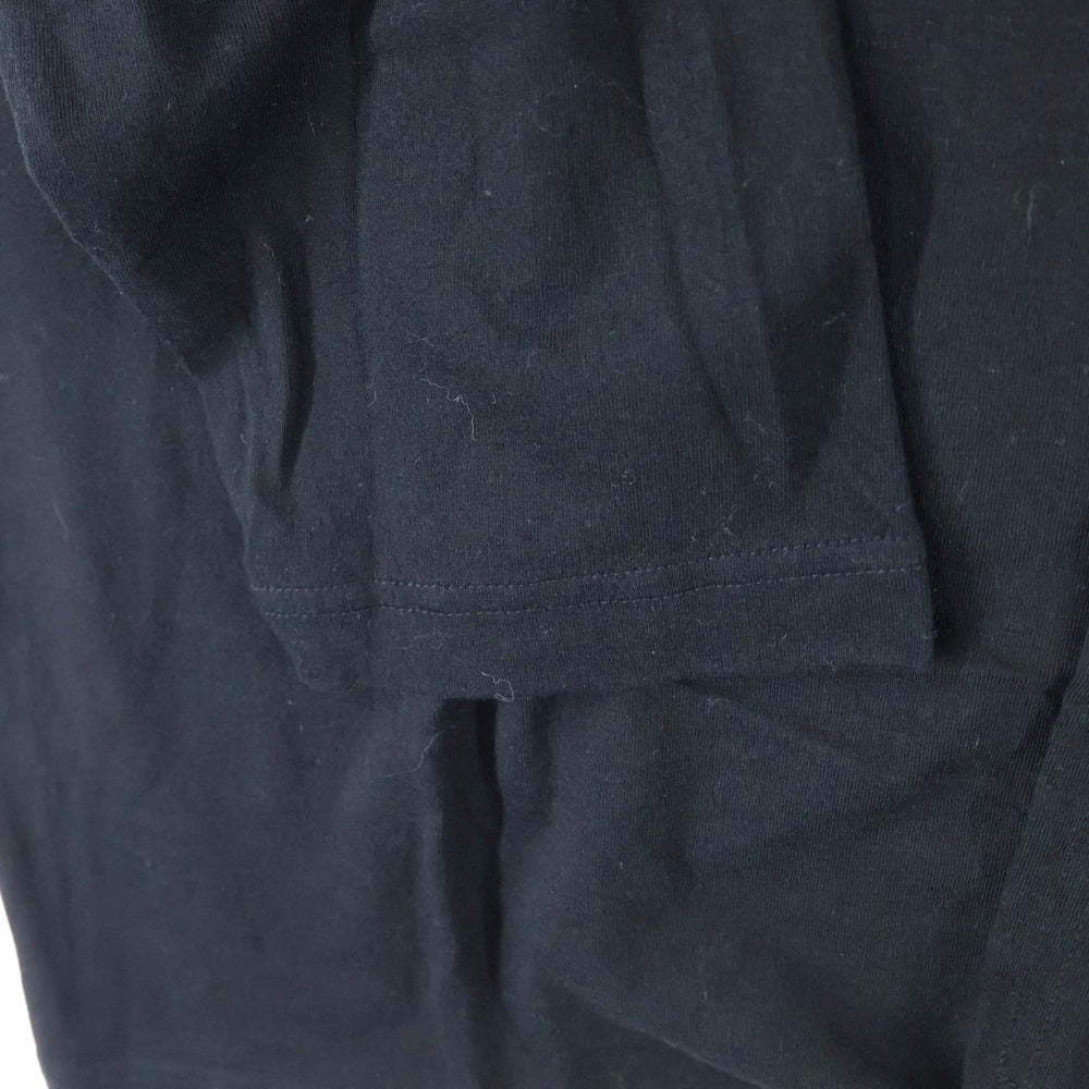 Ground Y(グラウンドワイ) 21SS ダブルカラー ロングスリーブ 長袖Tシャツ カットソー ブラック GR-T12-046