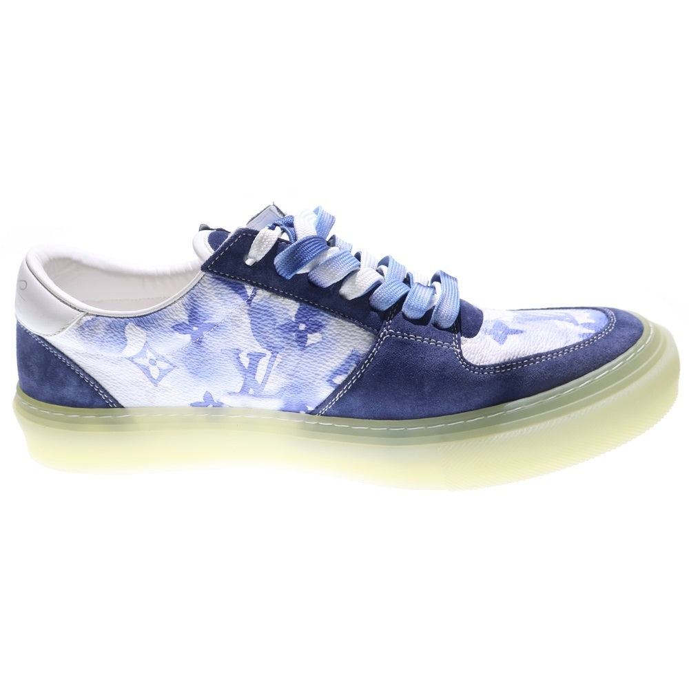 LOUIS VUITTON(ルイヴィトン) ウォーターカラーモノグラム オリーライン レザー ローカットスニーカースニーカー ホワイト/ブルー FA0231