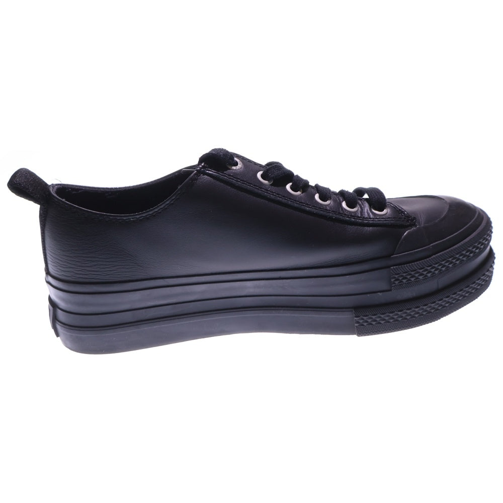 DIESEL(ディーゼル) S-JOMUALC チャンキーソールレザー ローカットスニーカー ブラック