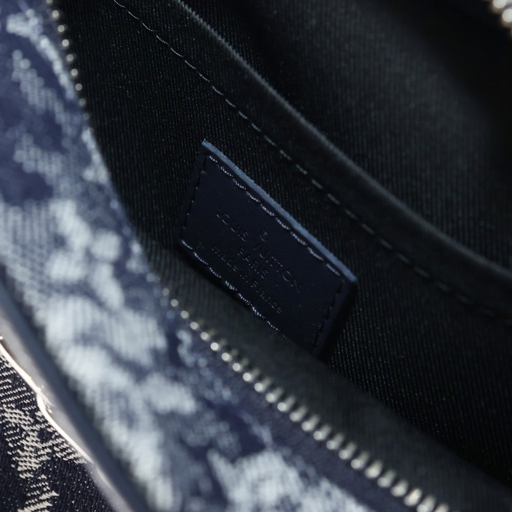 LOUIS VUITTON(ルイヴィトン) モノグラム タペストリー ミニ ソフトトランク ショルダーバッグ ネイビー M80033 FL4230