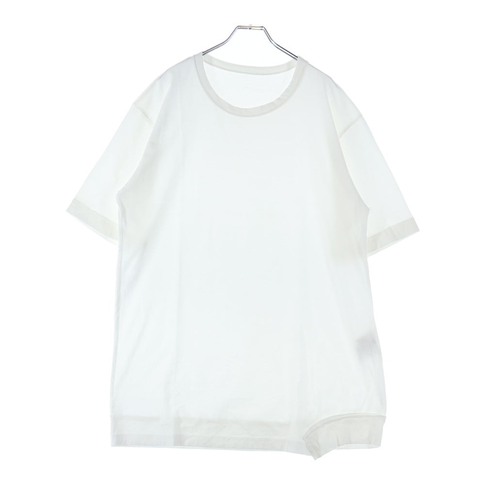 Ground Y(グラウンドワイ) 半袖Tシャツカットソー ホワイト GI-T05-040