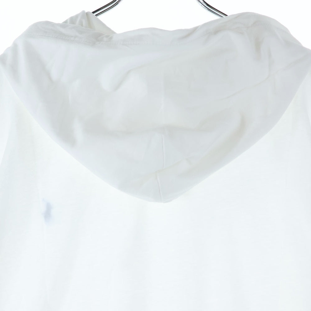 POLO RALPH LAUREN(ポロラルフローレン) ロゴ刺繍 フード付き ロングスリーブ長袖Tシャツカットソー ホワイト 0200016546