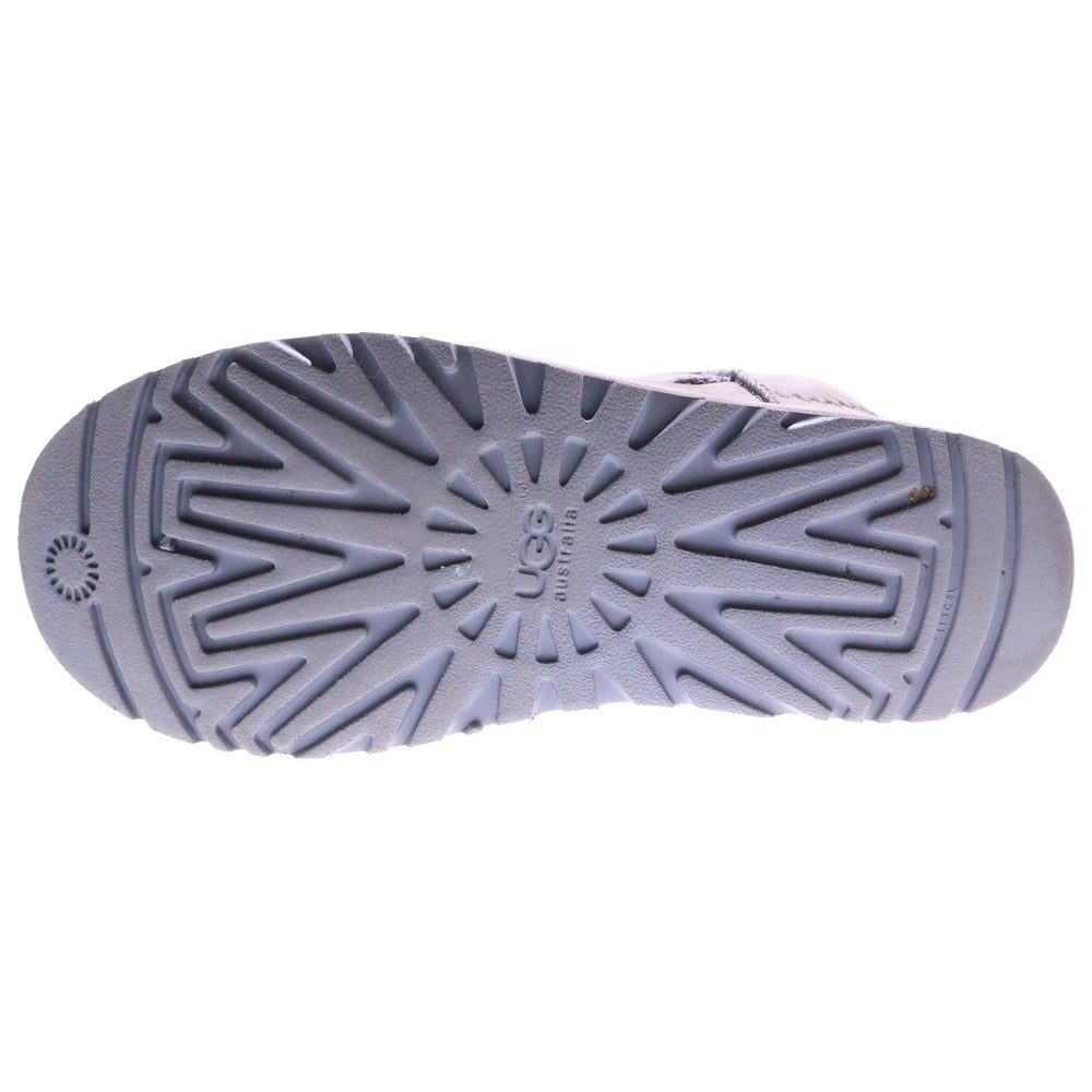 UGG(アグ) CLASSIC MINI DECO 裏地ボア クラシック ミニ デコ ムートン ショート ブーツ グレー 1009687