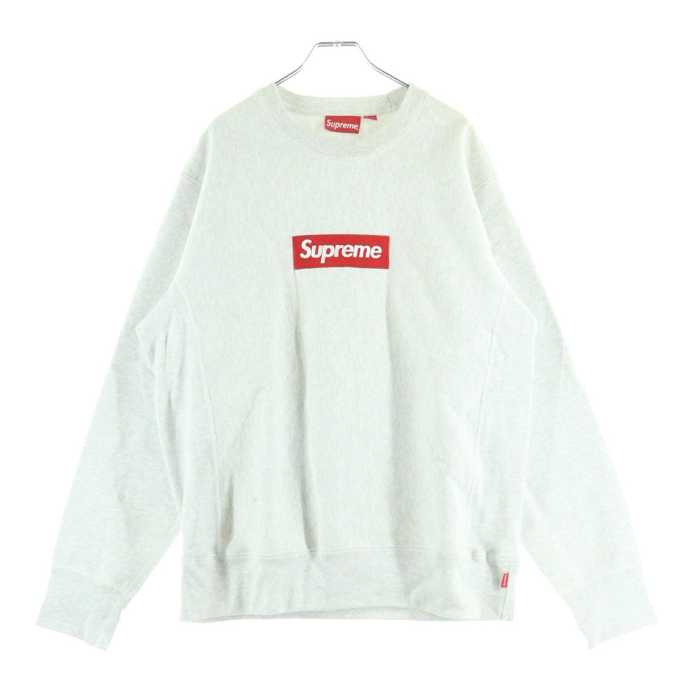 SUPREME(シュプリーム) 18AW Box Logo Crewneck ボックスロゴクルーネックスウェットトレーナー グレー